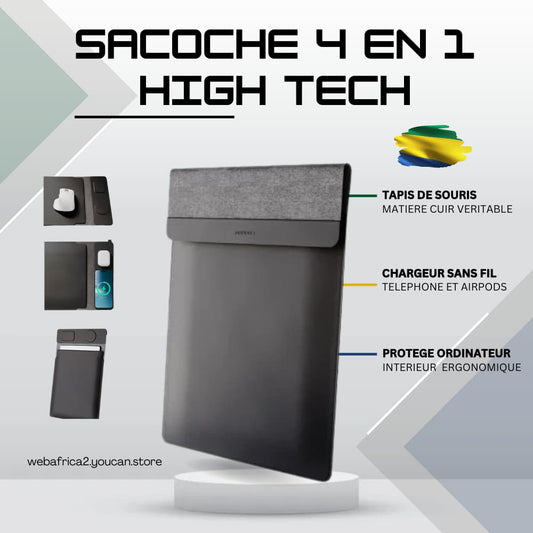 Sacoche pour Ordinateur Portable 4 en 1 GABON