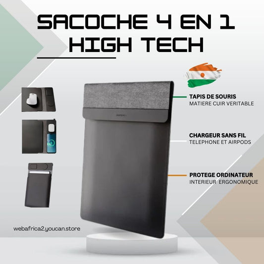 Sacoche pour Ordinateur Portable 4 en 1 NIGER