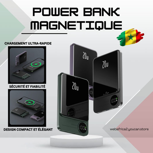 Power Bank Magnétique 10.000 mAh Senegal